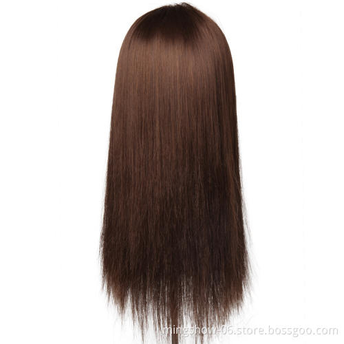 Plastic hair training mannequin doll head practice head training head for barber